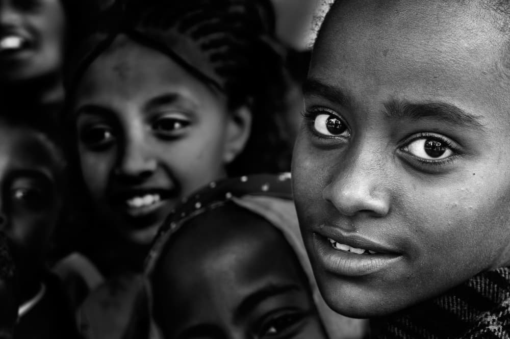 Young Girls' Gaze by Giovanni Cavalli — canvas wall art