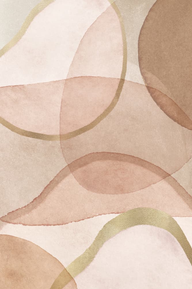 Blush and Brown Abstract by Kathrin Pienaar — canvas wall art