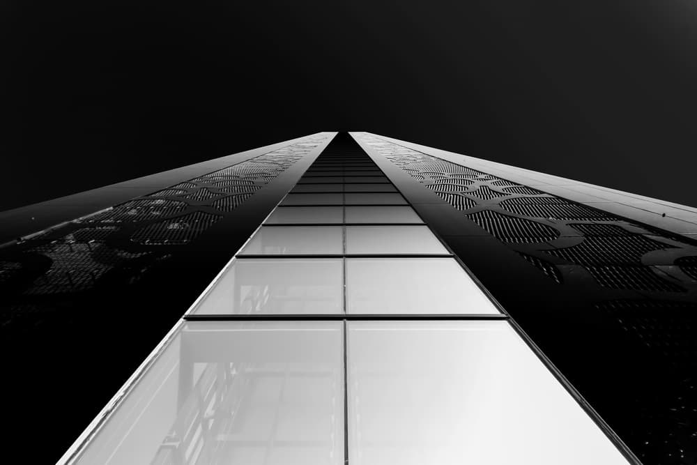 Sleek Modern Architecture by Muhammad Almasri — canvas wall art