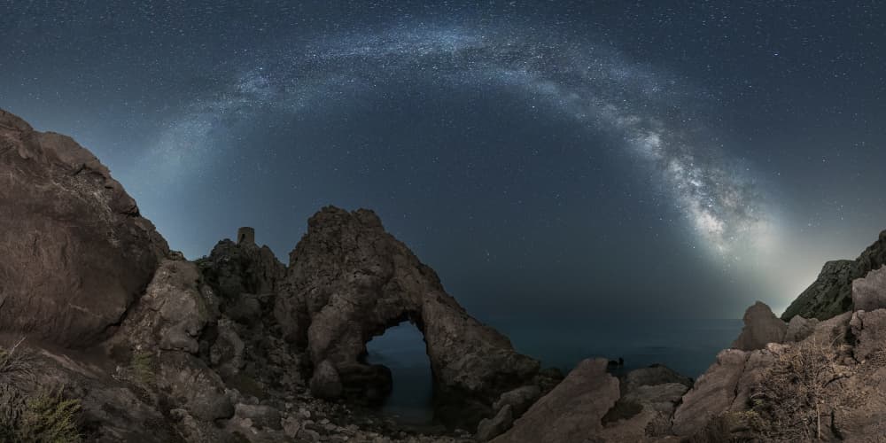 Milky Way Arch View by Manuel Jose Guillen Abad — canvas wall art