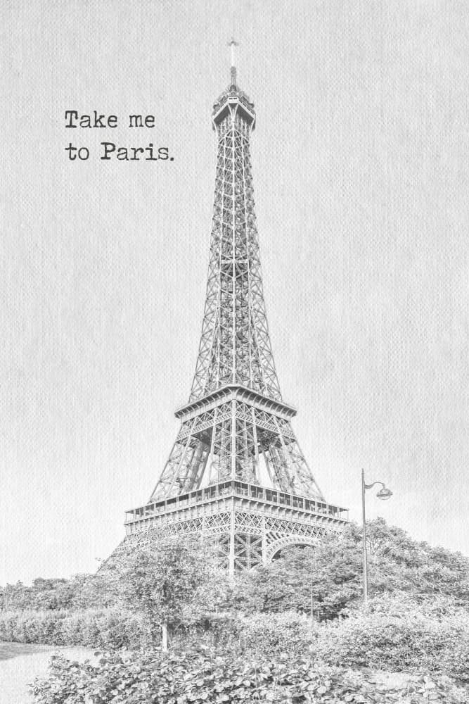 Take Me To Paris by Melanie Viola — canvas wall art