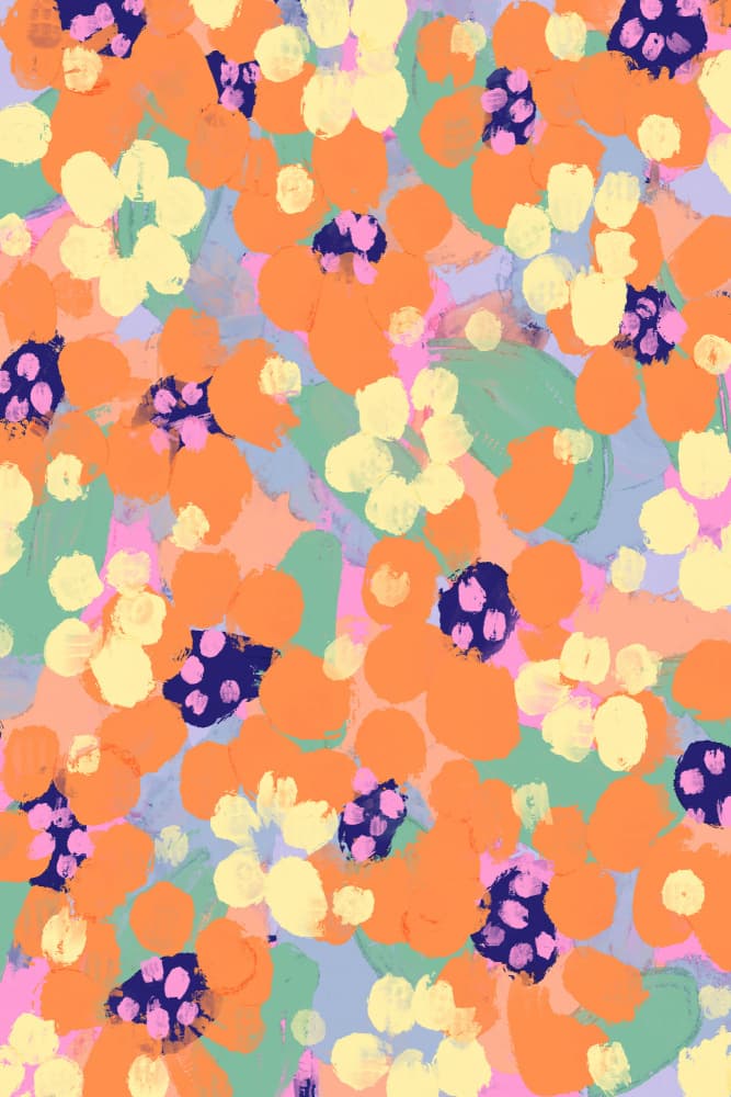 Vibrant Petals by Treechild — canvas wall art