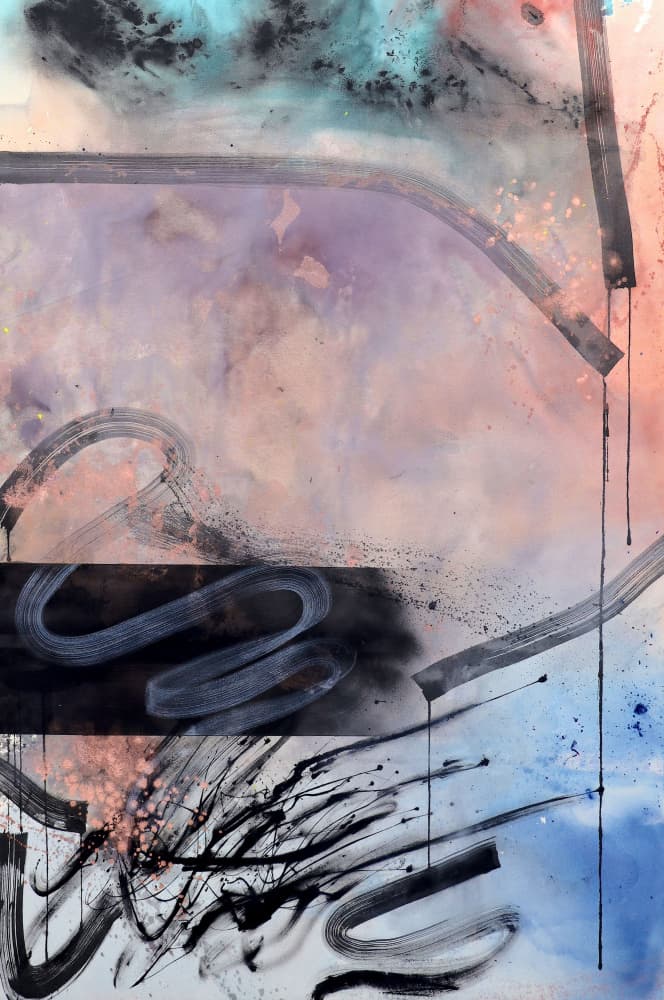 Dreamy Fluid Abstract by POOVI ART — canvas wall art
