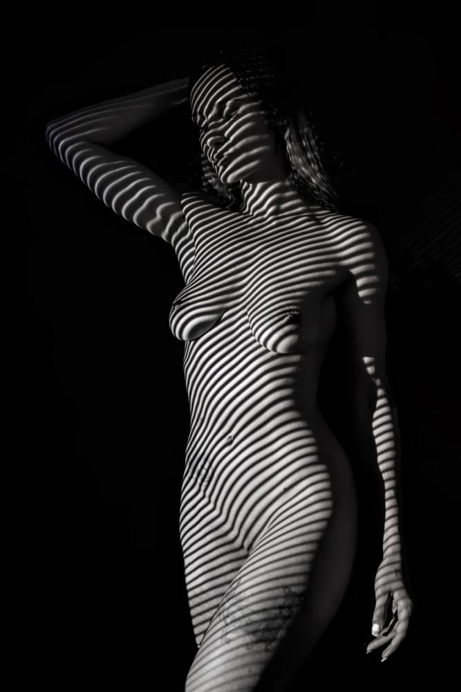 Elegant Nude Shadows by Ovi D. Pop — canvas wall art