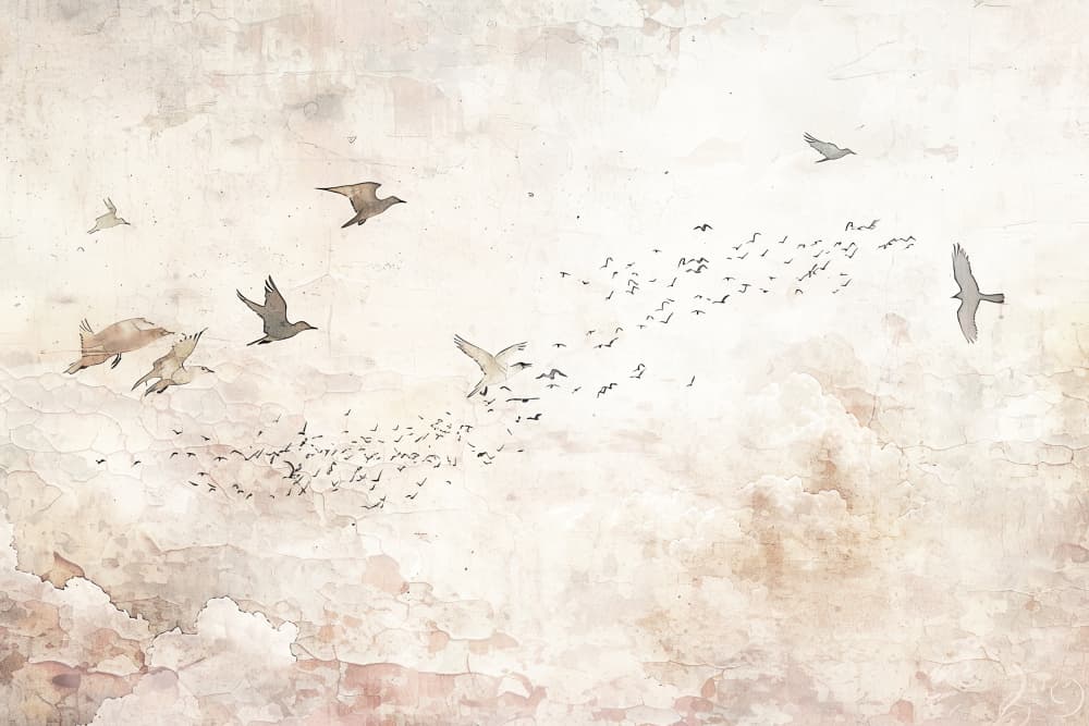 Soaring Sky Birds by Rafal Kulik — canvas wall art