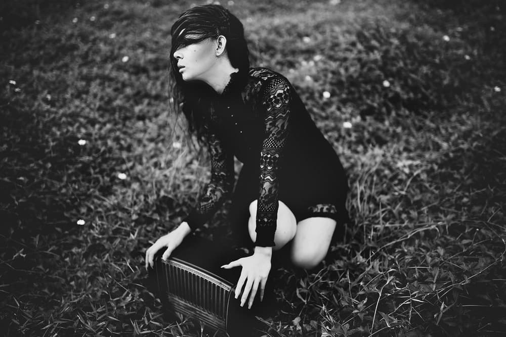 Gothic Lace Solitude by Abr Abe — canvas wall art