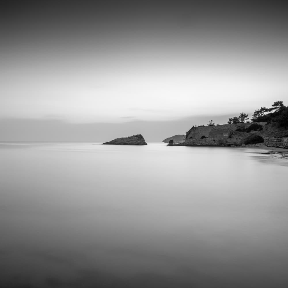 Serene Coastal Vista by Catalin Baican — canvas wall art