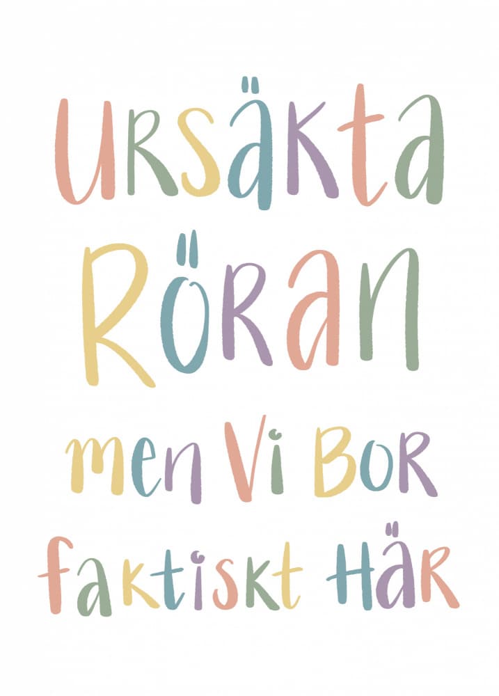 Funny Swedish Home Quote by Aminah Eleonora — canvas wall art