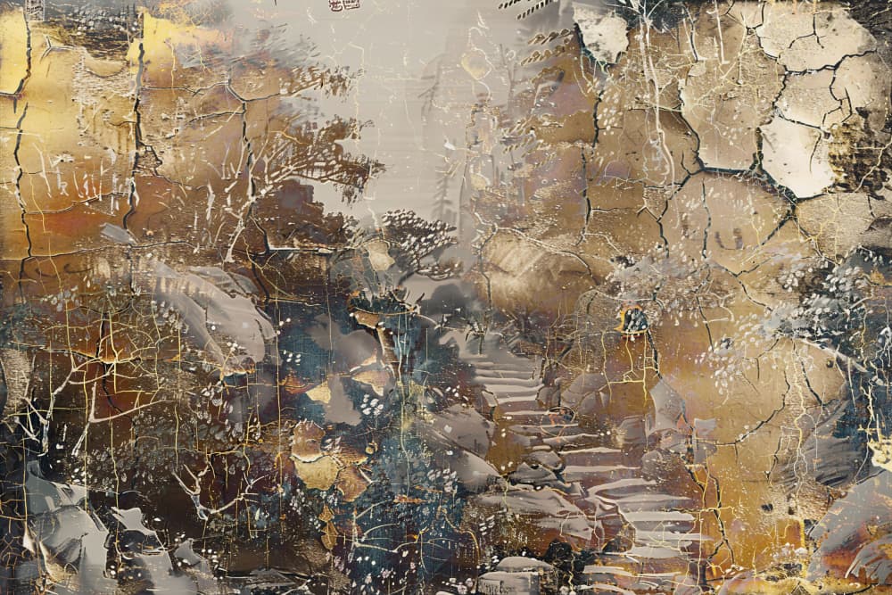 Winding Golden Path by Rafal Kulik — canvas wall art
