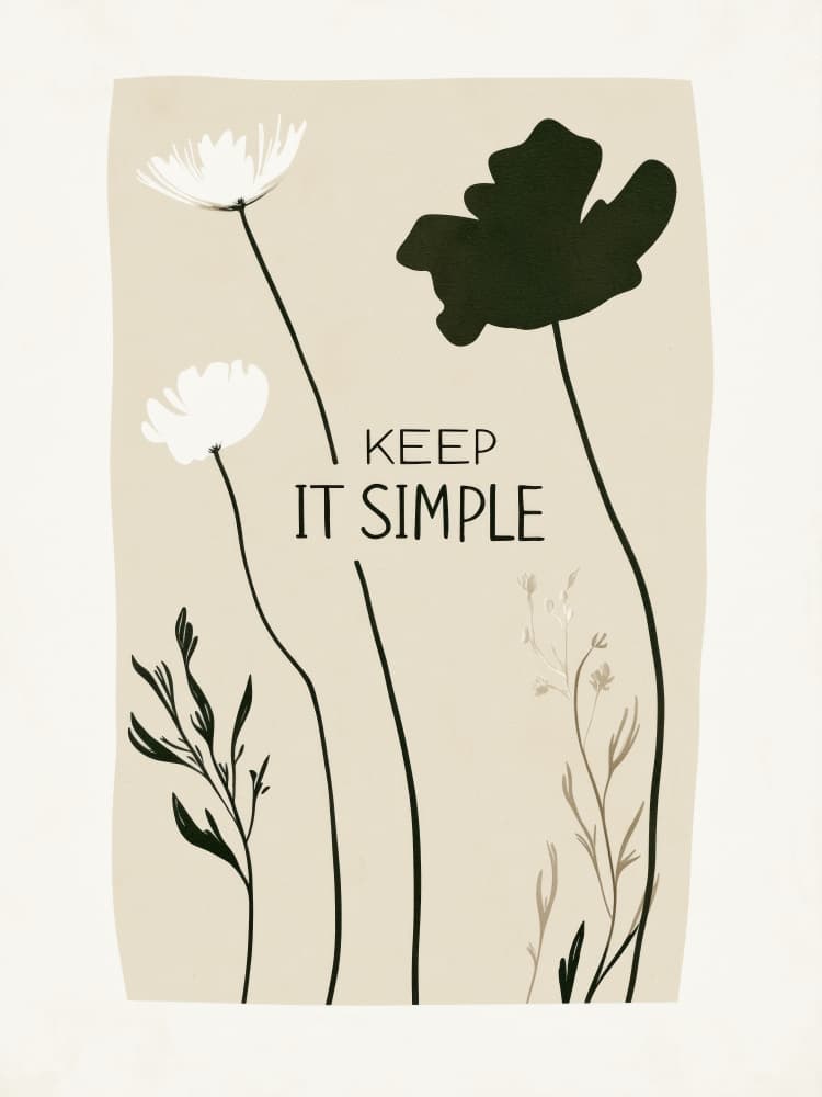 Simplicity Blossoms by Treechild — canvas wall art