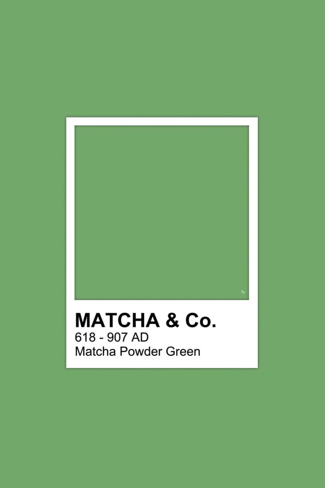 Matcha Powder Green by Martina — canvas wall art