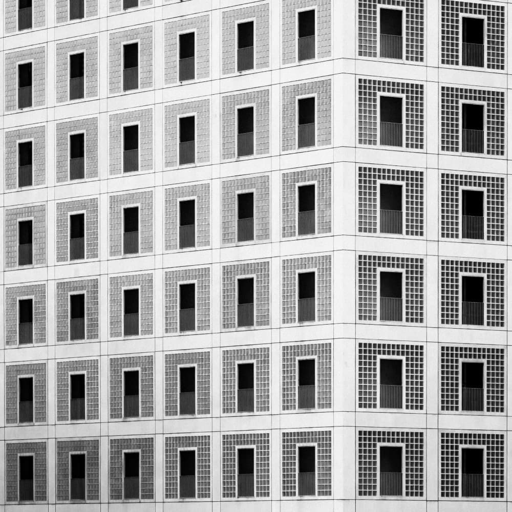 Geometric Window Pattern by Markus Auerbach — canvas wall art