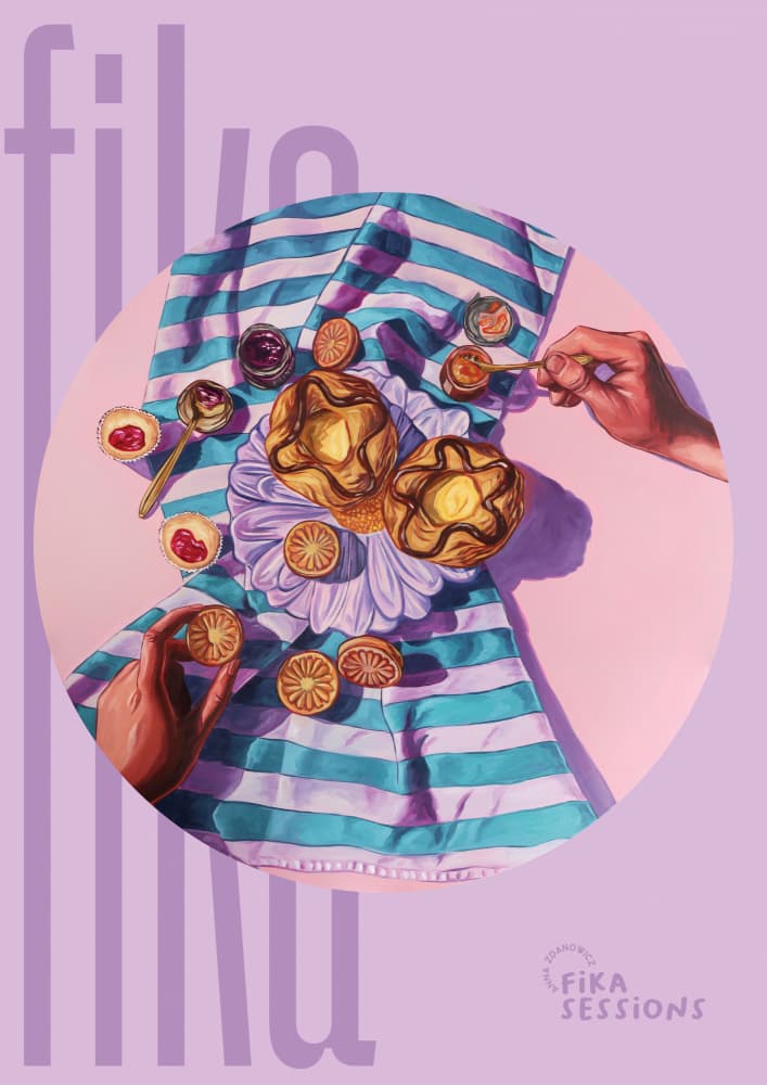 Cozy Dessert Spread by Anna Zdanowicz — canvas wall art