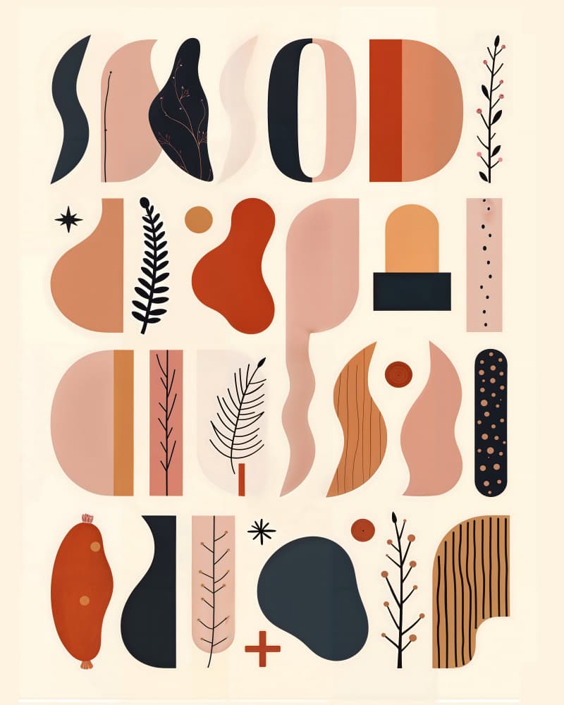 Modern Abstract Botanicals by Uma Gokhale — canvas wall art