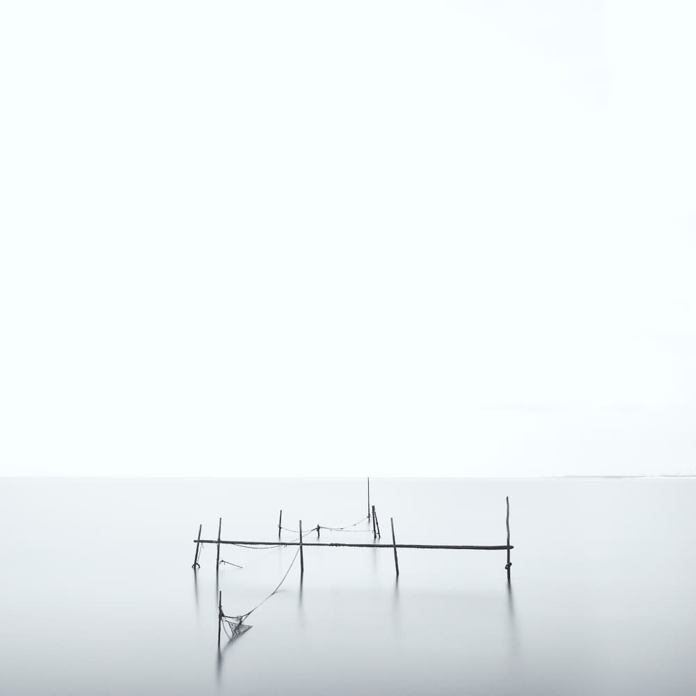 Minimalist Water Structure by Jean-Marc Aloy — canvas wall art