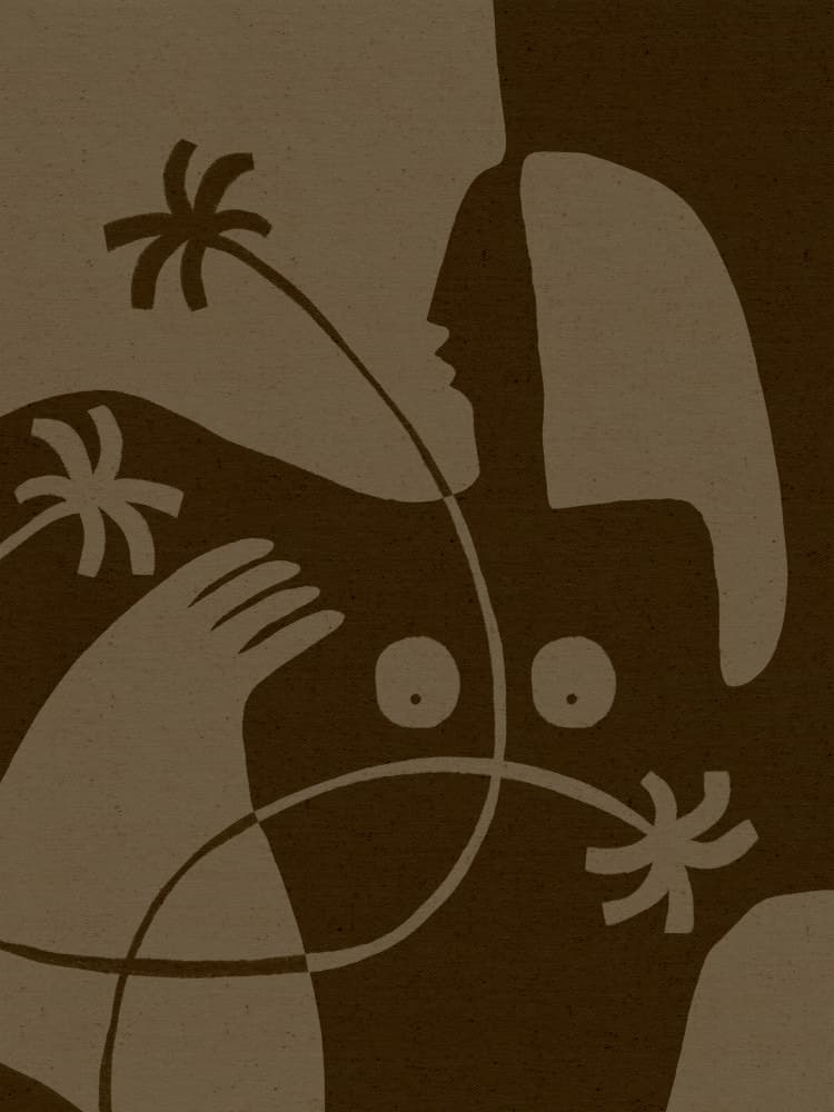 The Land Story 6 by Shatha Al Dafai — canvas wall art