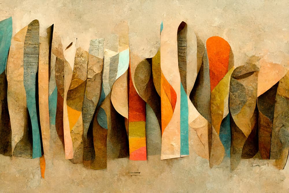 Curved Kaleidoscope by Treechild — canvas wall art