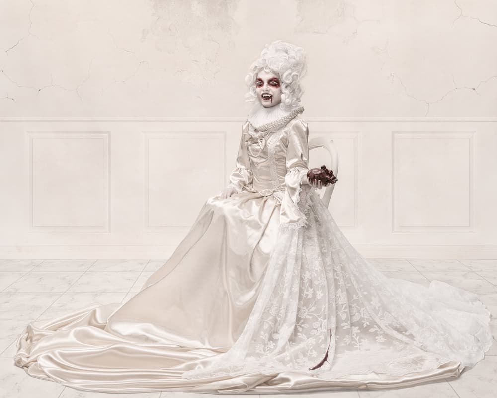Gothic Vampire Bride by Petri Damstén — canvas wall art