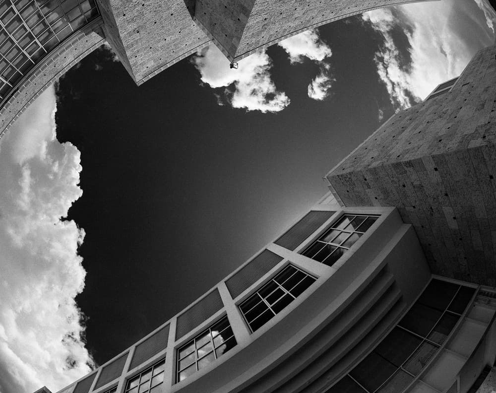 Upward Urban Geometry by Nana Sousa Dias — canvas wall art