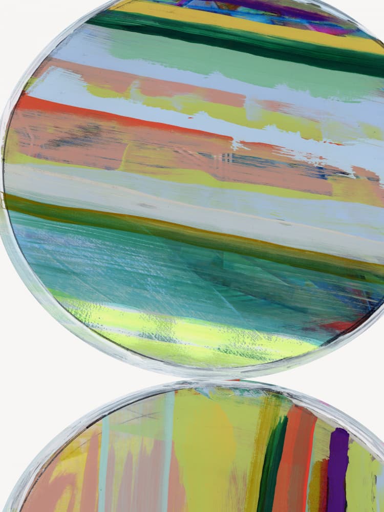 Vibrant Abstract Circles by cartissi — canvas wall art