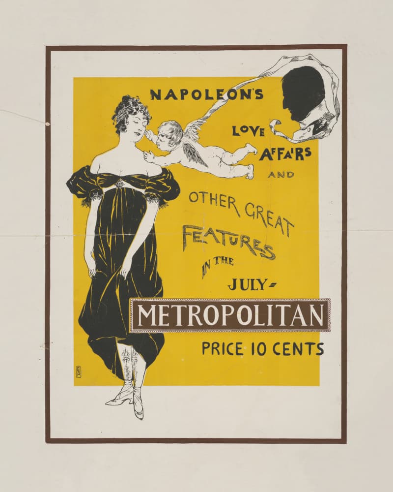 Napoleaons Love Affair by Edward Penfield — canvas wall art