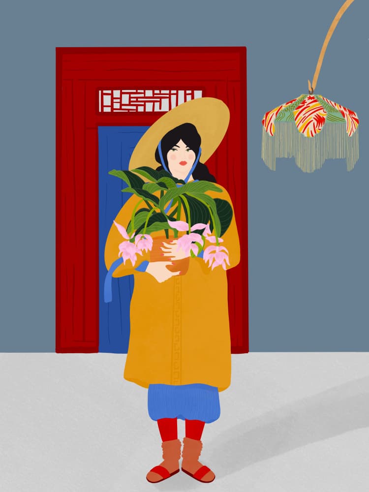 Las flores by Jota de jai — canvas wall art