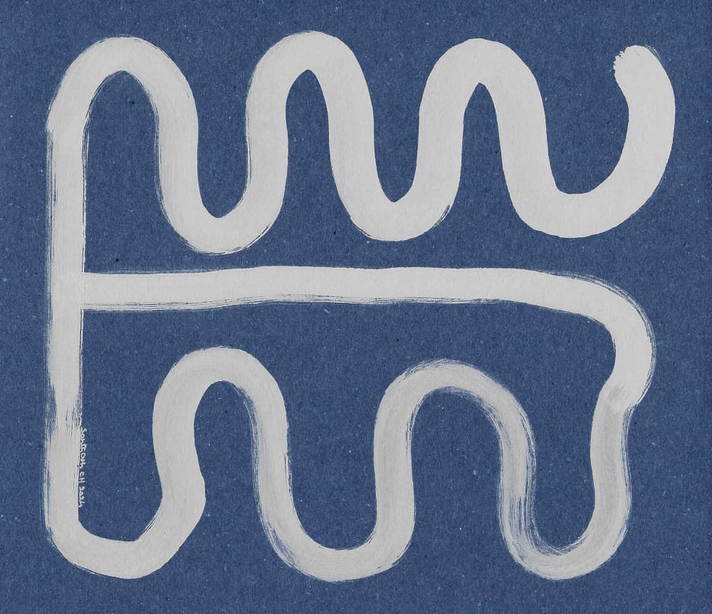 Abstract Wavy Pattern by Santhosh ch — canvas wall art