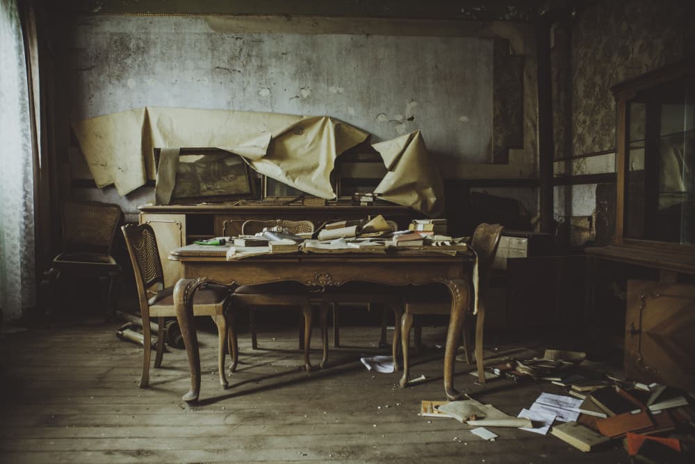 Abandoned Vintage Room by Georgios Bero — canvas wall art