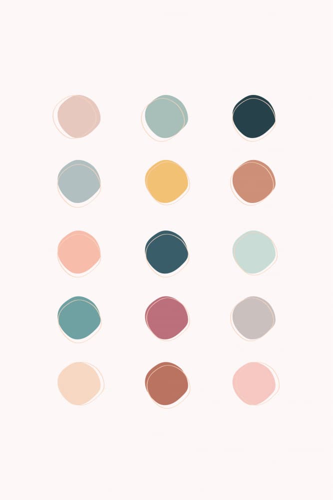 Muted Color Palette by Frankie Kerr-Dineen — canvas wall art