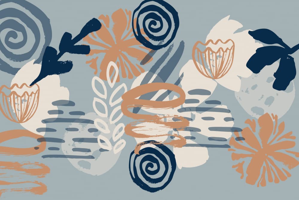 Gentle Abstract Botanicals by Sue Skellern — canvas wall art