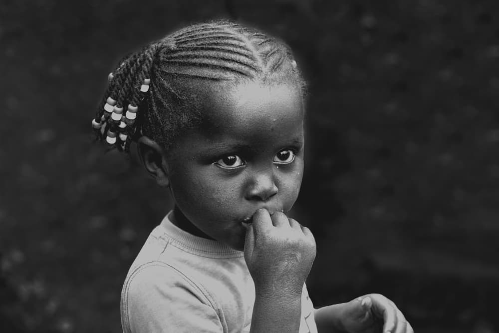 Pensive Little Girl by Lisa D. Tang — canvas wall art