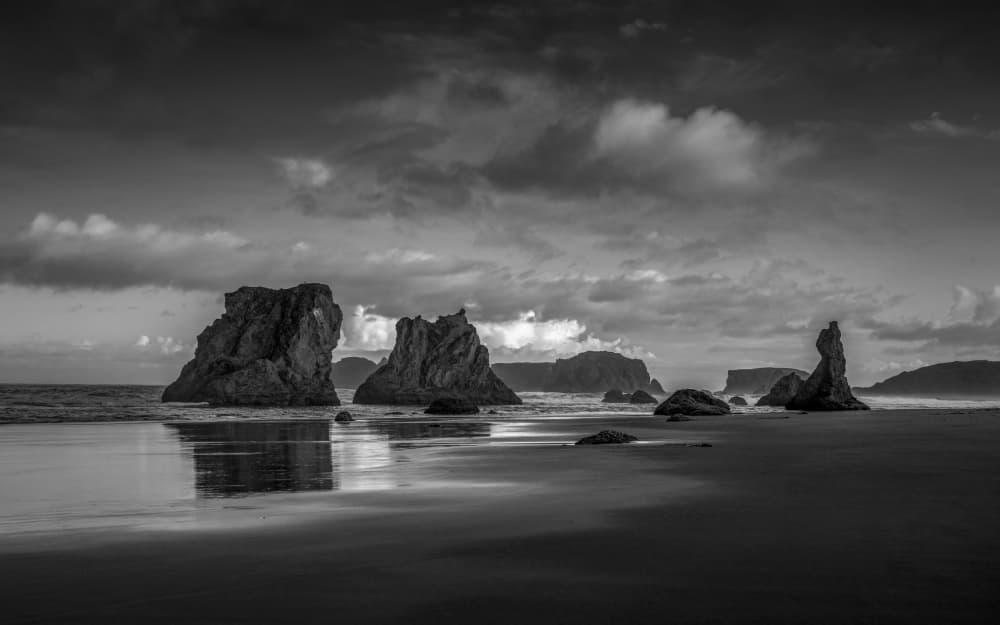 Dramatic Sea Stacks Coast by Raymond Ren Rong Liu — canvas wall art