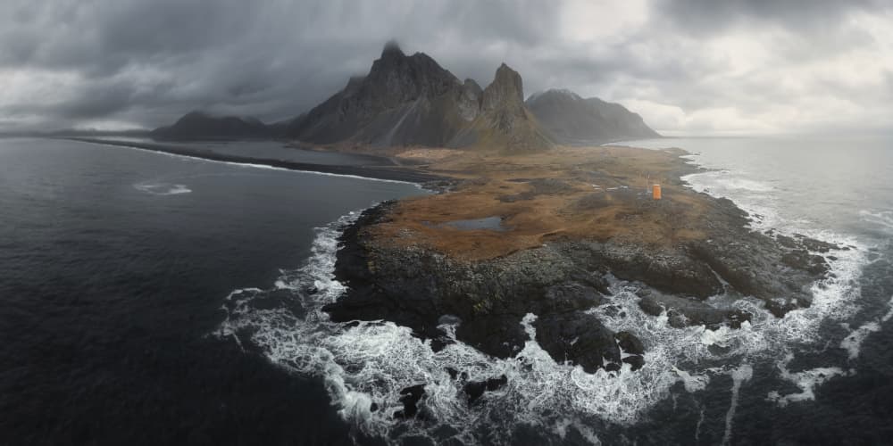 Dramatic Icelandic Coast by Tomás Hueso Marco — canvas wall art