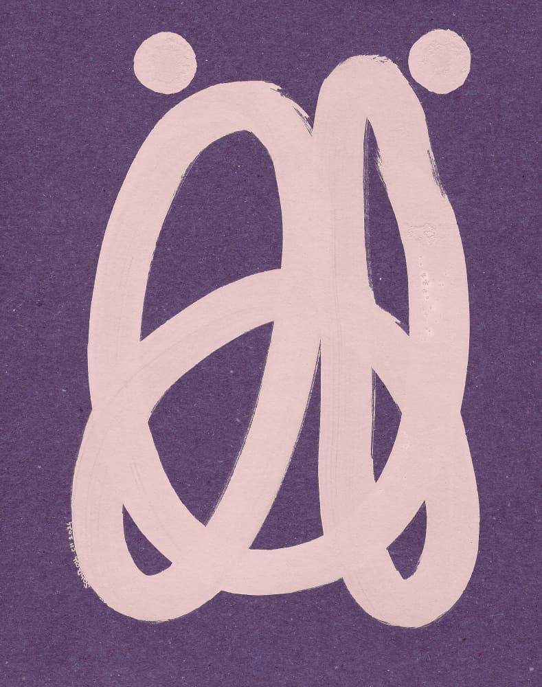 Intertwined Abstract Figures by Santhosh ch — canvas wall art