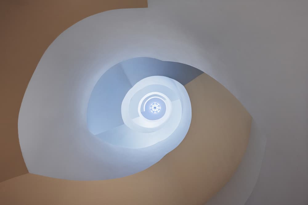 Upward Spiral Design by fotomarion — canvas wall art