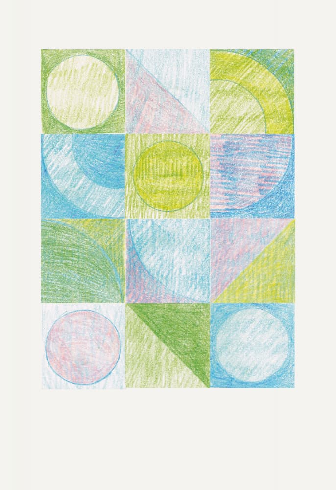 Soft Geometric Pattern by Catalina Somolinos — canvas wall art