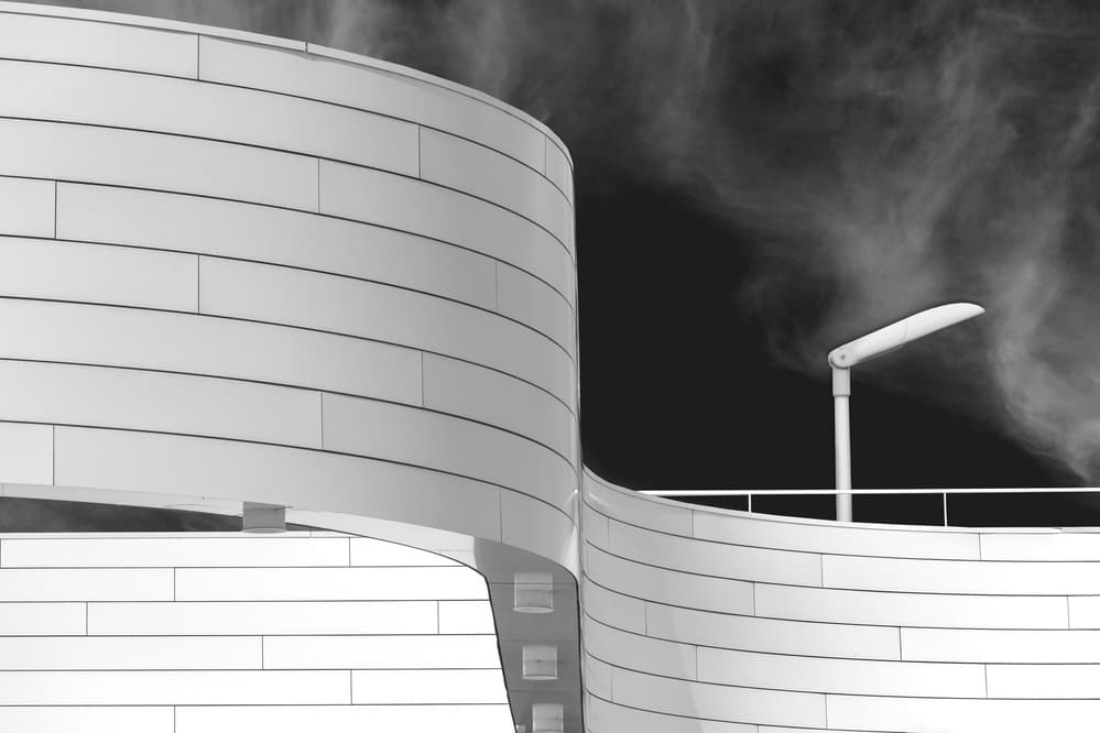 Modern Architectural Curves by Theo Luycx — canvas wall art