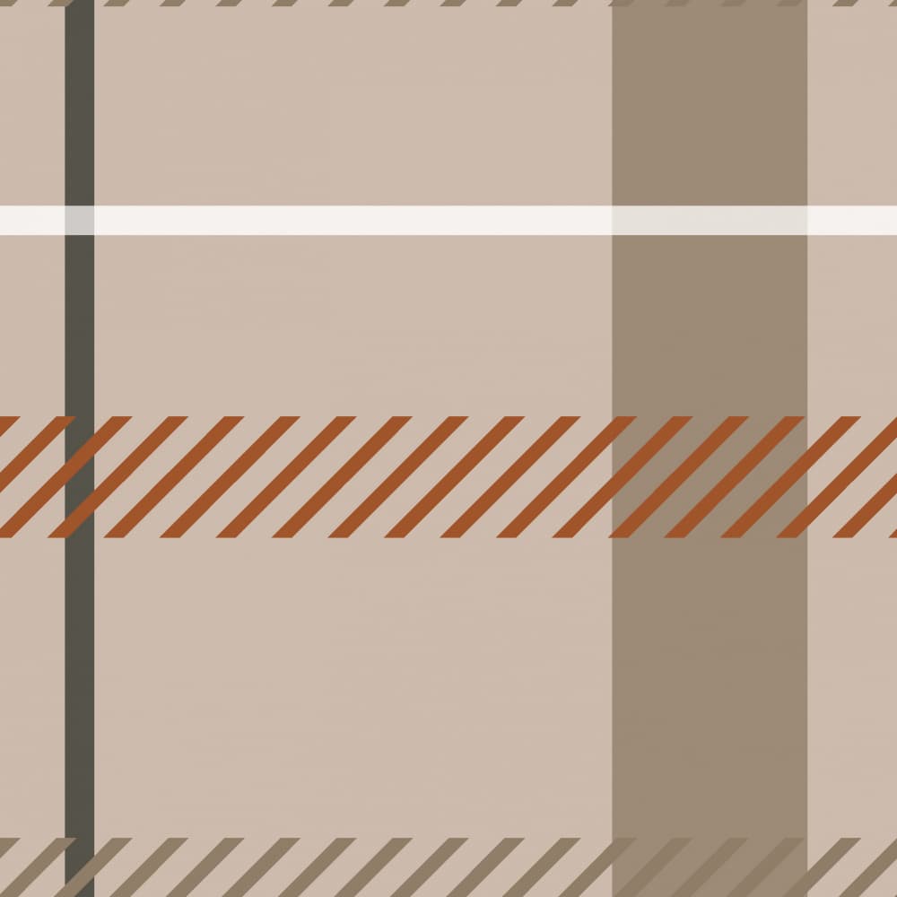 Warm Beige Plaid Pattern