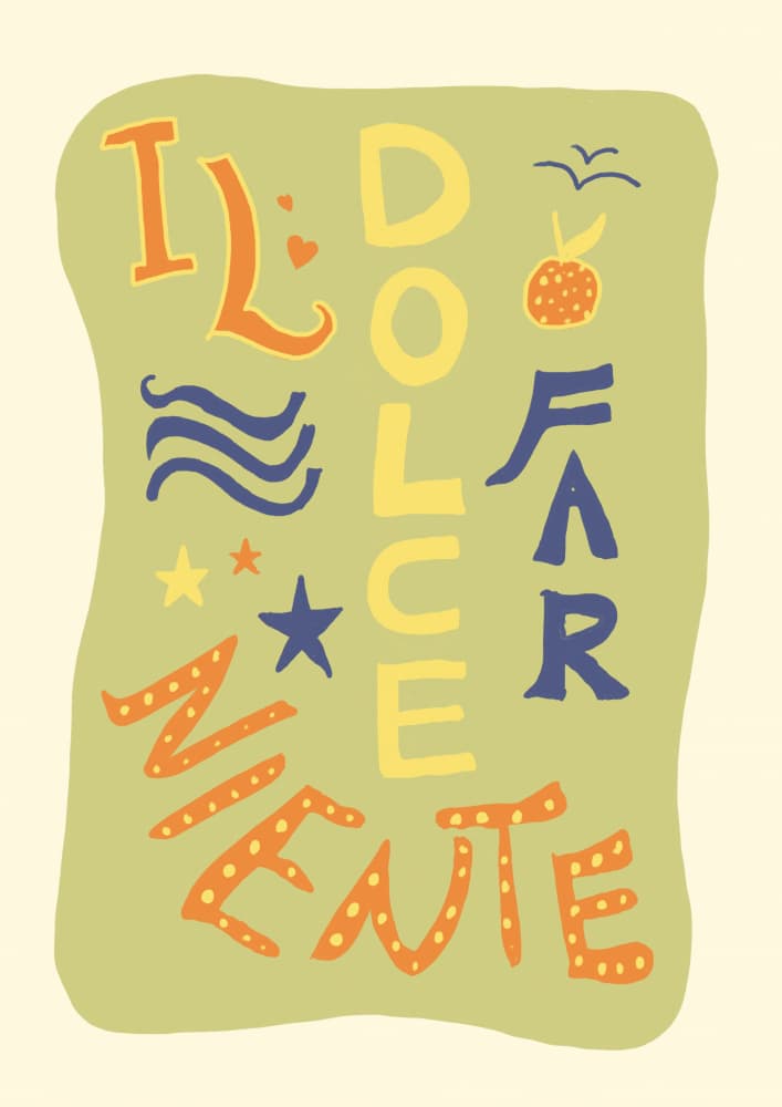 Il Dolce Far Niente by Studio Dolci — canvas wall art
