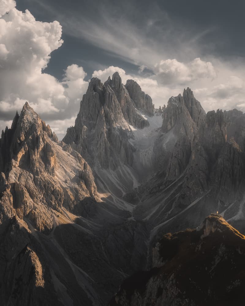 Towering Alpine Peaks by Thomas de Franzoni — canvas wall art