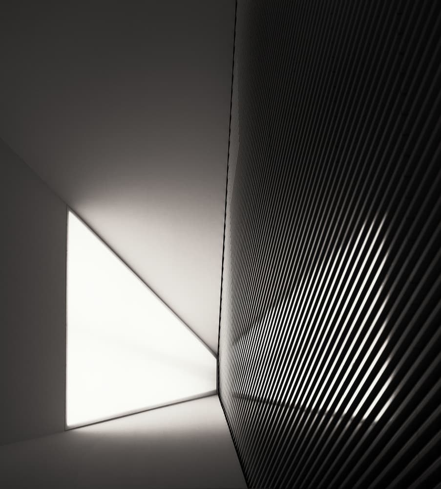 Abstract Geometric Light by Tomasz Buczkowski ( Tomush ) — canvas wall art