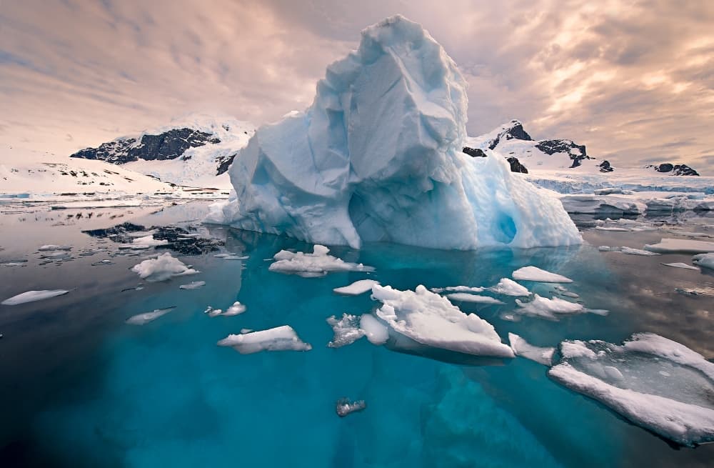 Deep Blue Glacial Iceberg by Sergey Kokinskiy — canvas wall art