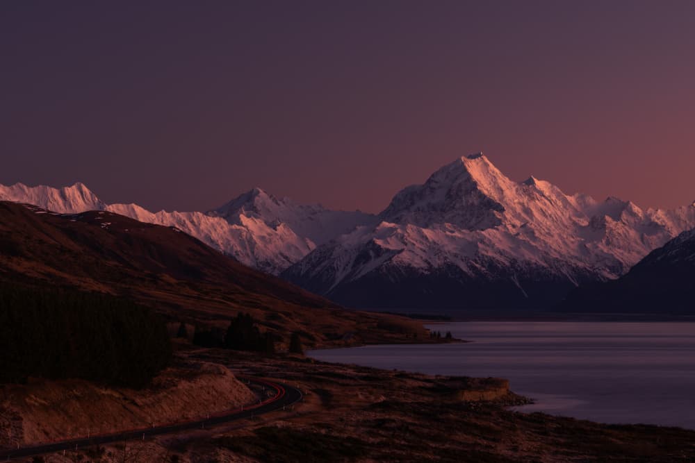 Majestic Mountain Twilight by Jarred Wilson — canvas wall art