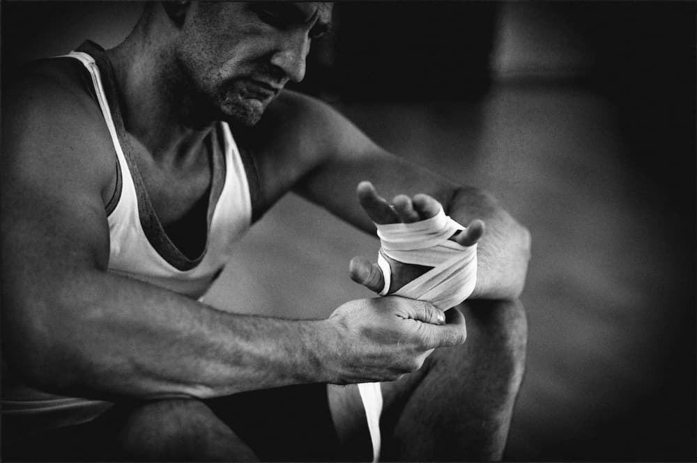 Fighter's Preparation by Erkan Camlilar — canvas wall art