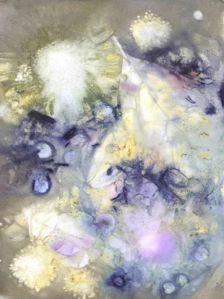 Ethereal Botanical Abstract by kathrinmay — canvas wall art