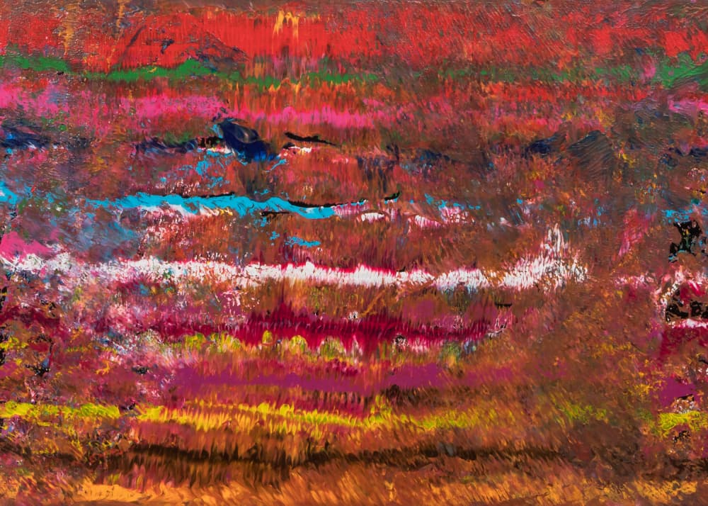 Vibrant Textured Abstract by Lorenzo A Roe — canvas wall art