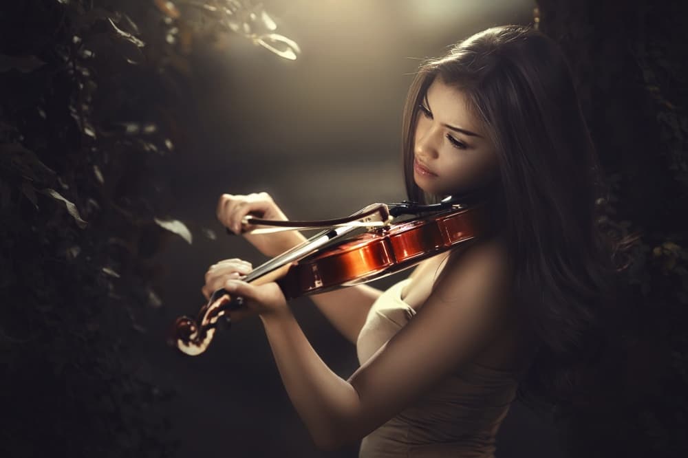 Dreamy Violinist by Ivan Lee — canvas wall art