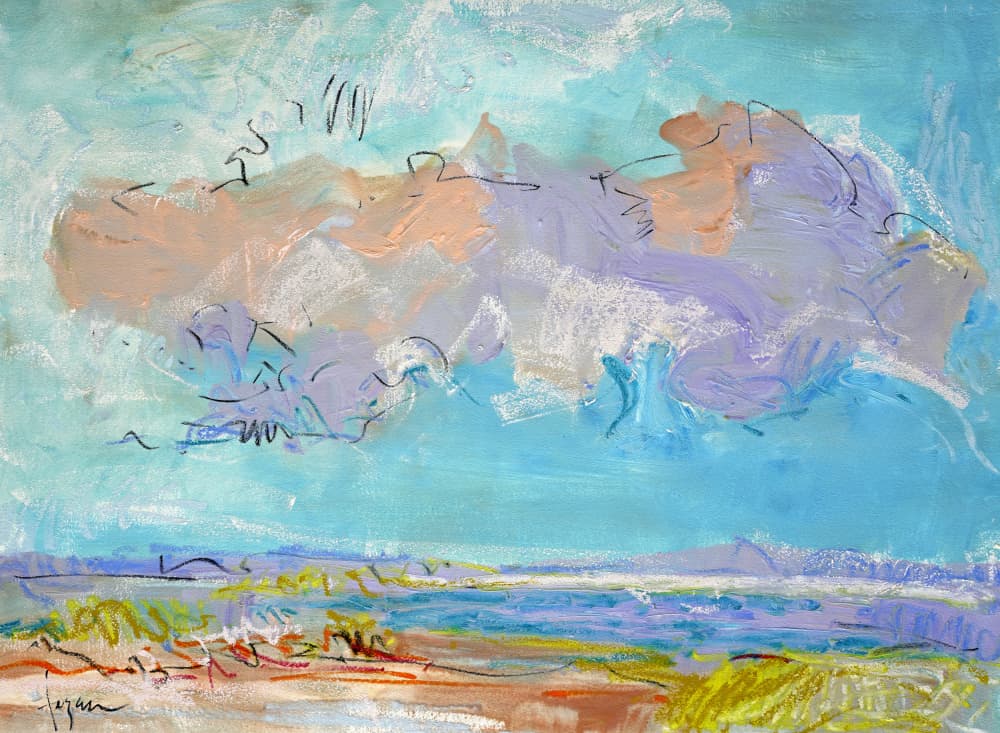 Dreamy Skiescape by Dorothy Fagan — canvas wall art