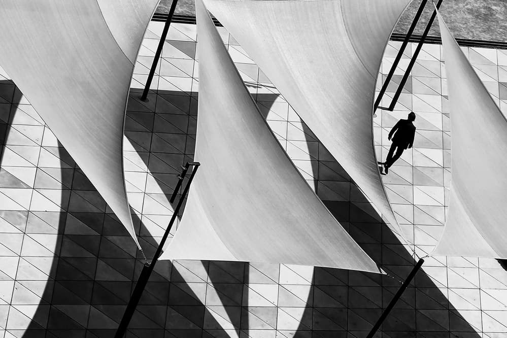 Sails and Shadows by Damijan Sedevcic — canvas wall art