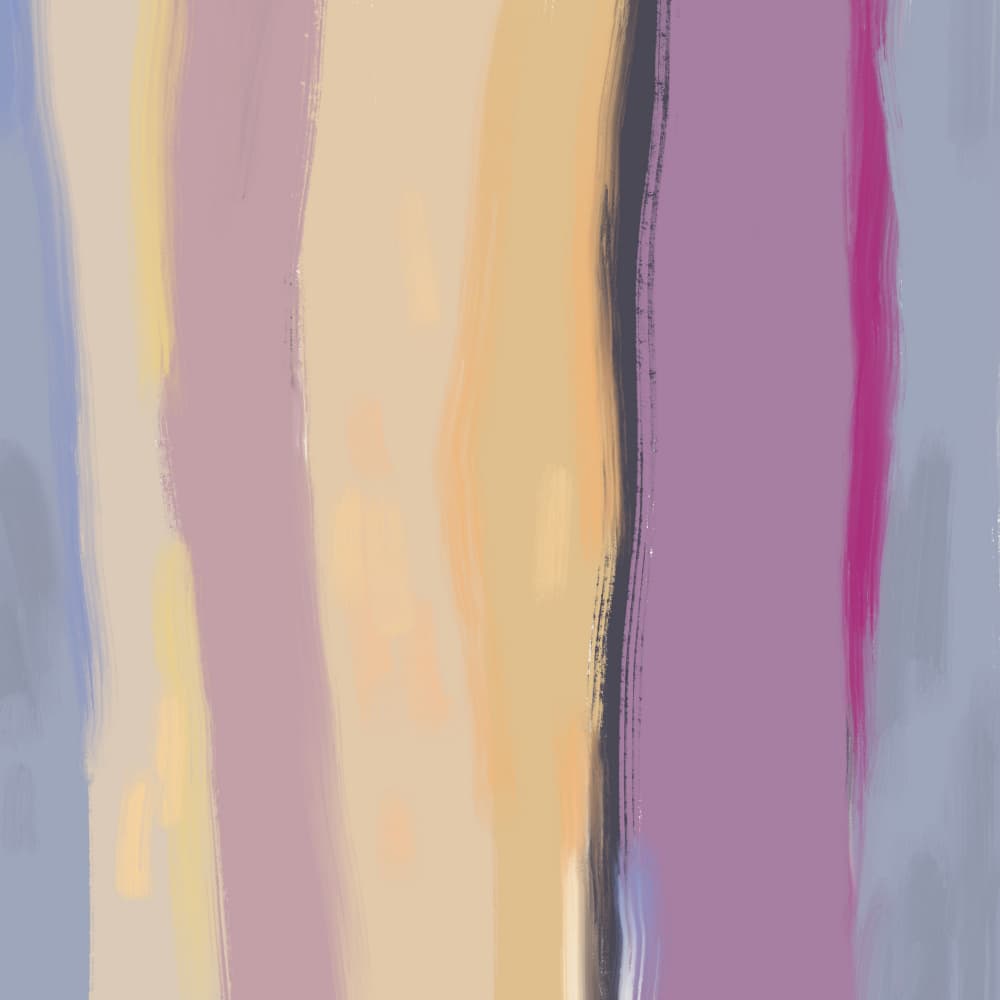 Colorful Abstract Stripes by Little Dean — canvas wall art